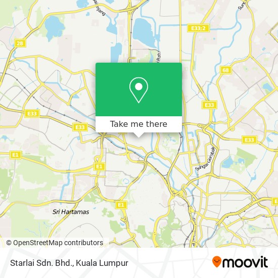 Starlai Sdn. Bhd. map