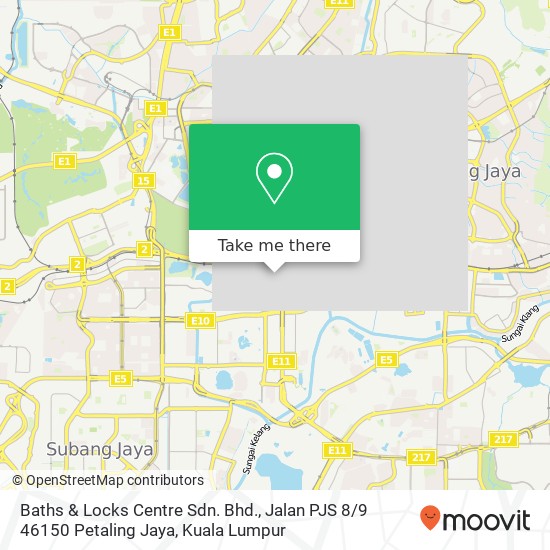 Baths & Locks Centre Sdn. Bhd., Jalan PJS 8 / 9 46150 Petaling Jaya map