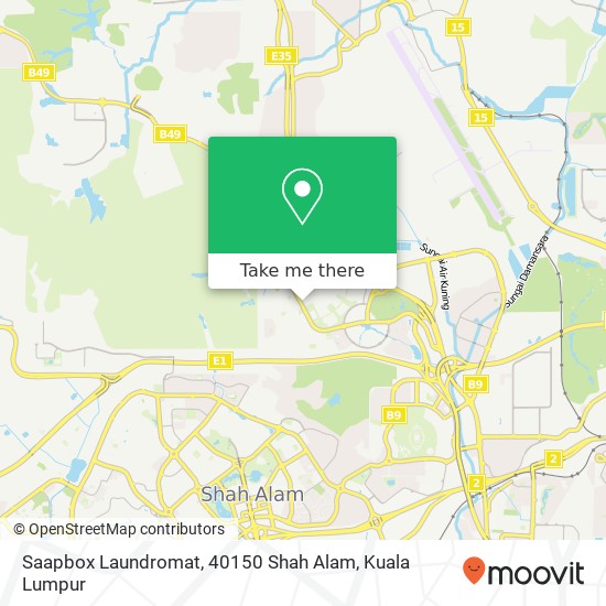 Saapbox Laundromat, 40150 Shah Alam map