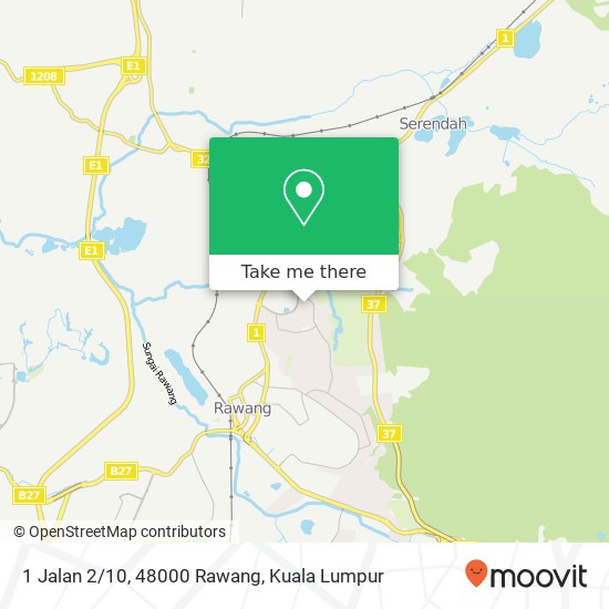 1 Jalan 2/10, 48000 Rawang map