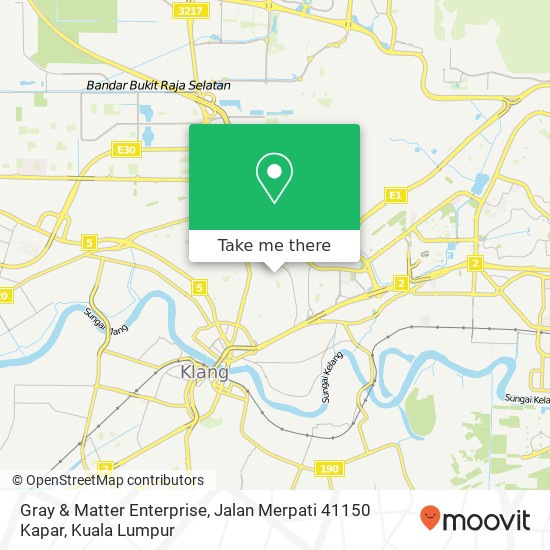 Gray & Matter Enterprise, Jalan Merpati 41150 Kapar map