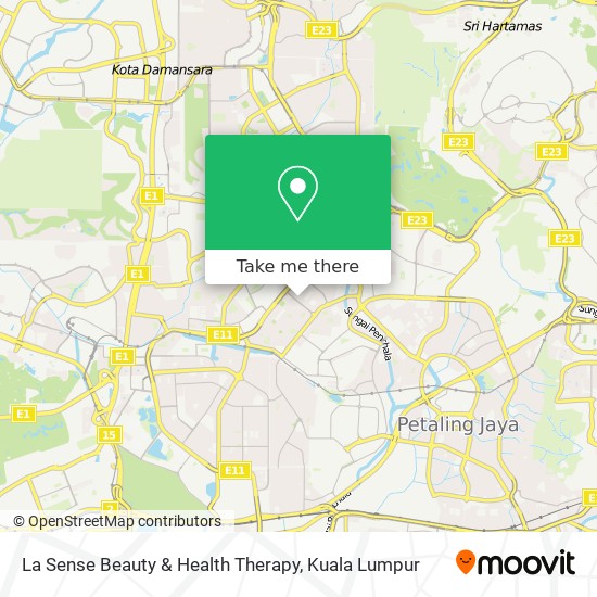 La Sense Beauty & Health Therapy map