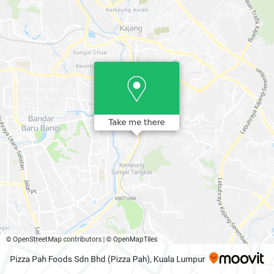 Peta Pizza Pah Foods Sdn Bhd