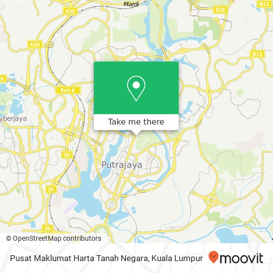 Pusat Maklumat Harta Tanah Negara map