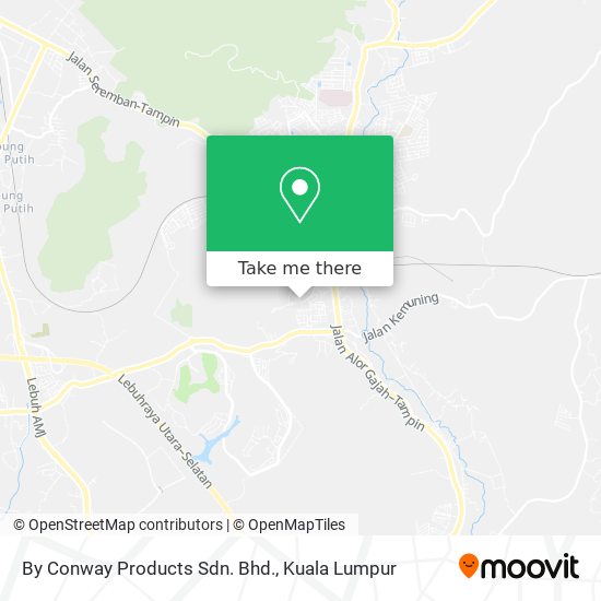 By Conway Products Sdn. Bhd. map