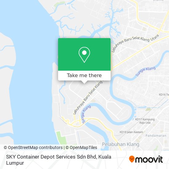 SKY Container Depot Services Sdn Bhd map