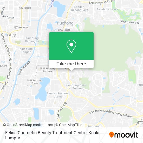 Felisa Cosmetic Beauty Treatment Centre map