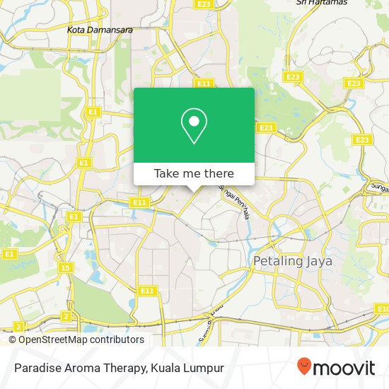 Paradise Aroma Therapy map