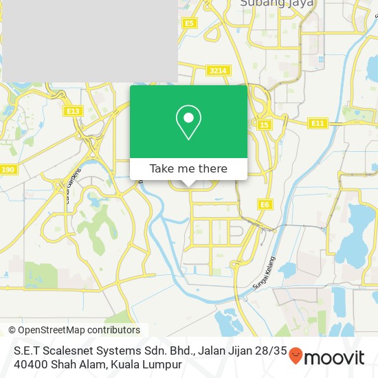 S.E.T Scalesnet Systems Sdn. Bhd., Jalan Jijan 28 / 35 40400 Shah Alam map