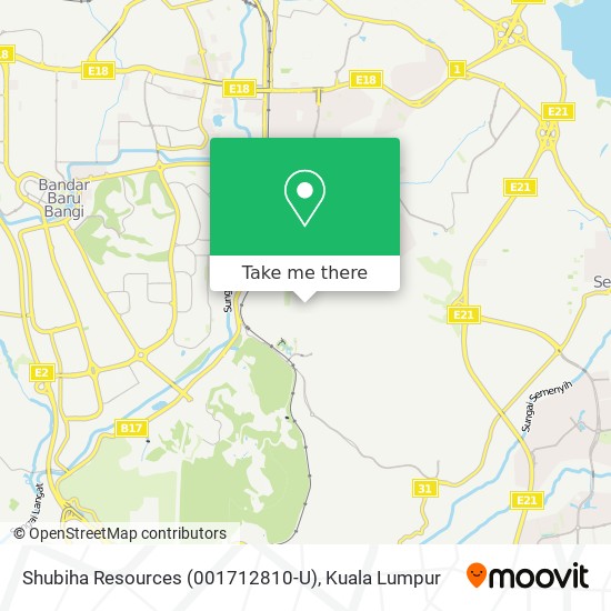 Shubiha Resources (001712810-U) map