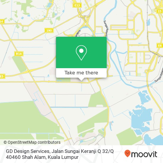 GD Design Services, Jalan Sungai Keranji Q 32 / Q 40460 Shah Alam map