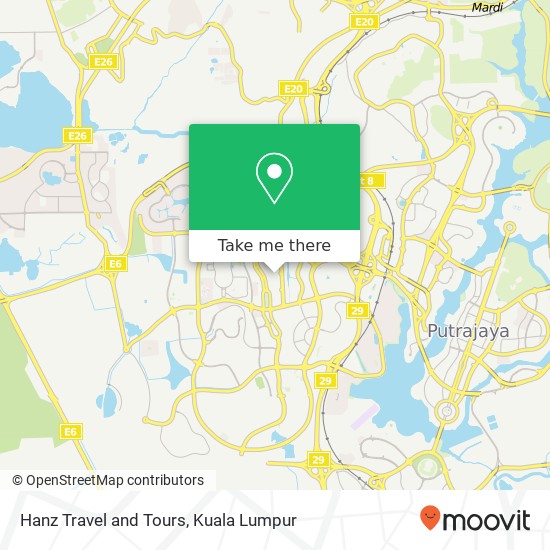 Hanz Travel and Tours map