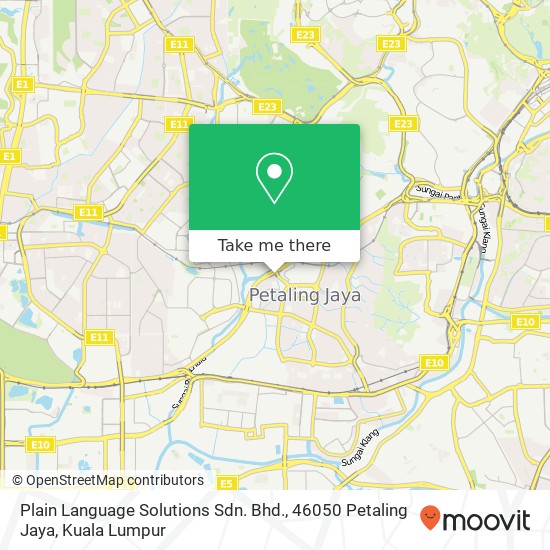 Plain Language Solutions Sdn. Bhd., 46050 Petaling Jaya map