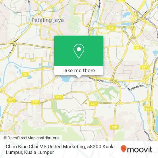 Chim Kian Chai MS United Marketing, 58200 Kuala Lumpur map