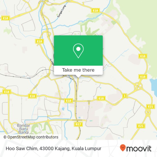 Hoo Saw Chim, 43000 Kajang map