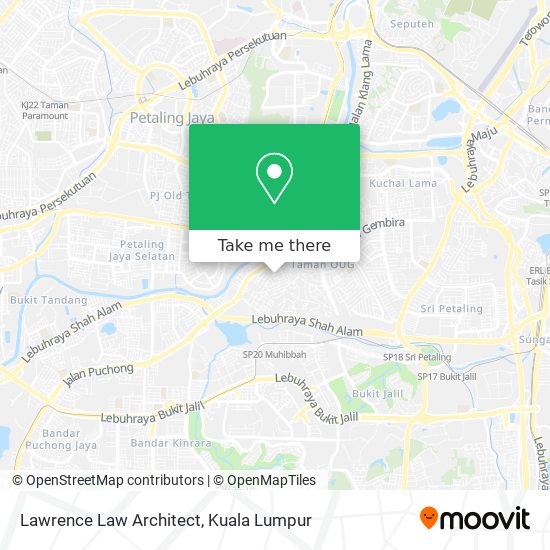 Lawrence Law Architect map