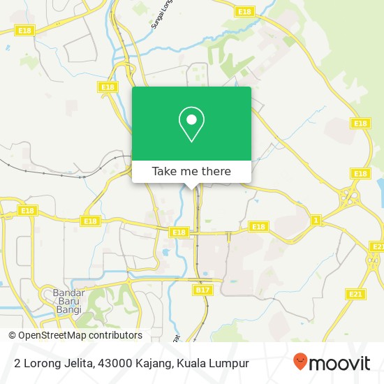 2 Lorong Jelita, 43000 Kajang map