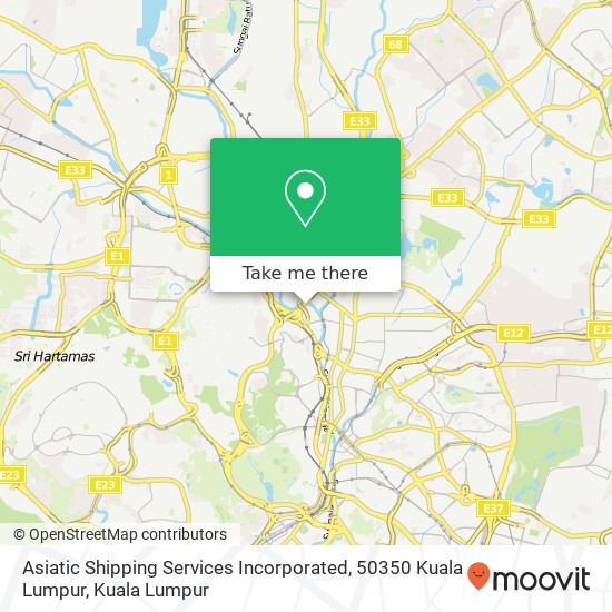 Asiatic Shipping Services Incorporated, 50350 Kuala Lumpur map