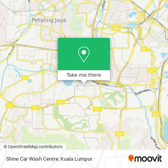 Shine Car Wash Centre map