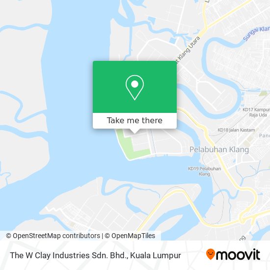 The W Clay Industries Sdn. Bhd. map