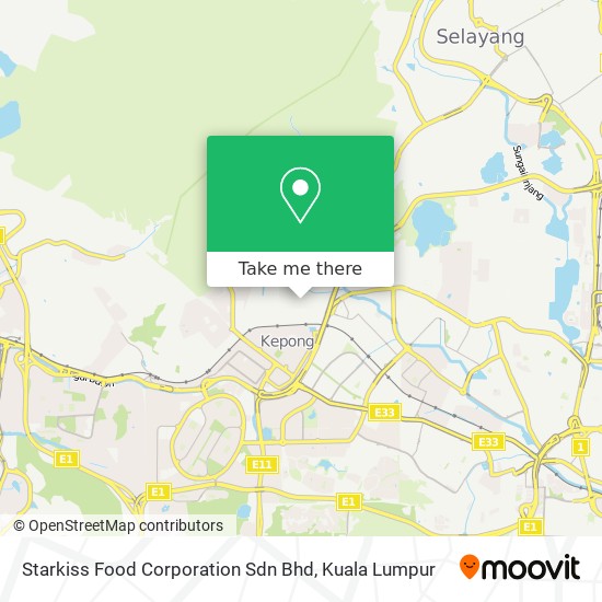 Starkiss Food Corporation Sdn Bhd map