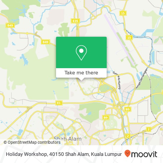 Holiday Workshop, 40150 Shah Alam map