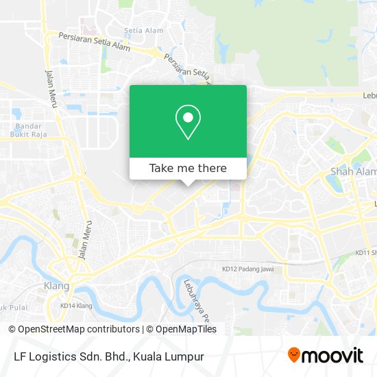 LF Logistics Sdn. Bhd. map