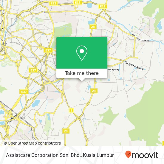 Assistcare Corporation Sdn. Bhd. map