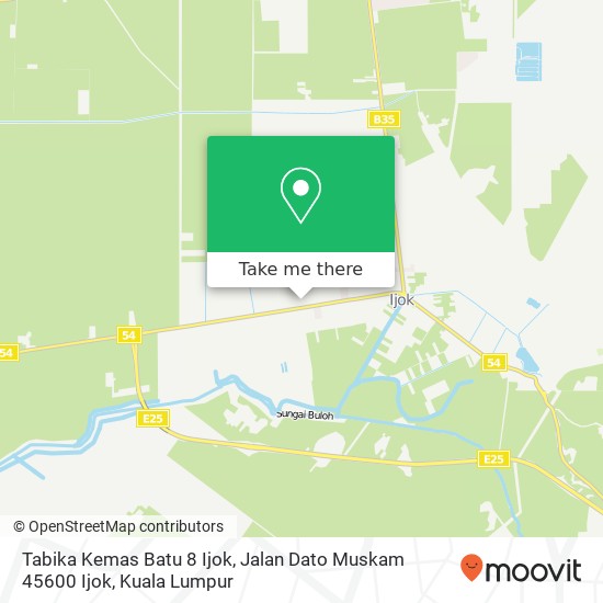 Tabika Kemas Batu 8 Ijok, Jalan Dato Muskam 45600 Ijok map