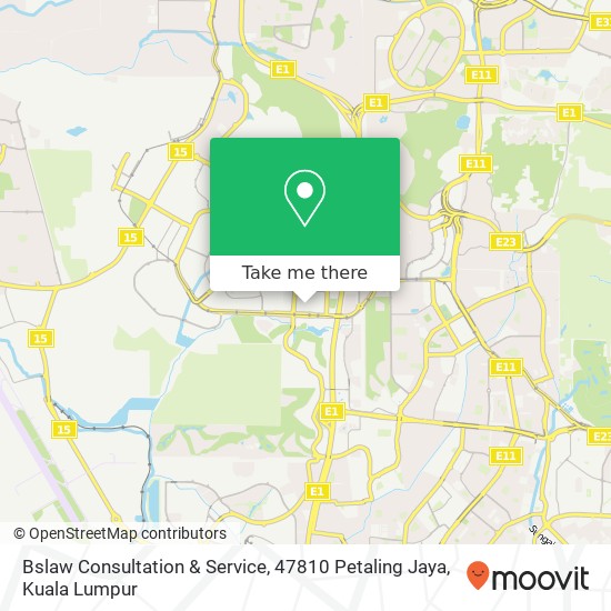 Bslaw Consultation & Service, 47810 Petaling Jaya map