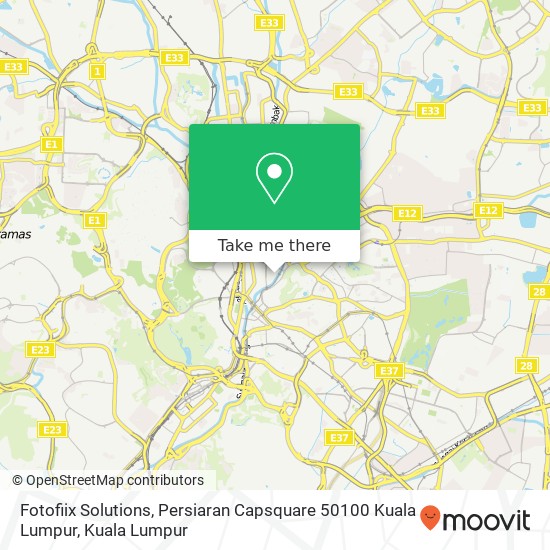 Fotofiix Solutions, Persiaran Capsquare 50100 Kuala Lumpur map