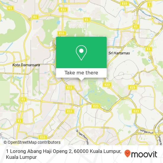 Peta 1 Lorong Abang Haji Openg 2, 60000 Kuala Lumpur