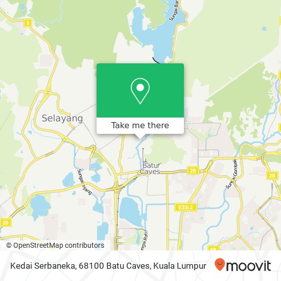 Kedai Serbaneka, 68100 Batu Caves map