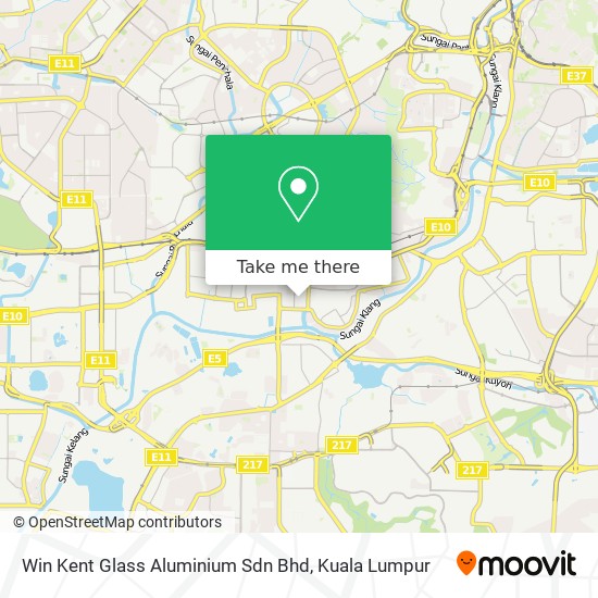 Win Kent Glass Aluminium Sdn Bhd map