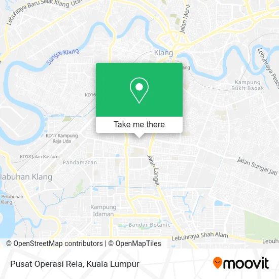 Pusat Operasi Rela map