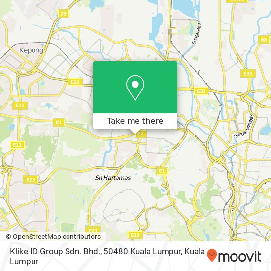 Klike ID Group Sdn. Bhd., 50480 Kuala Lumpur map