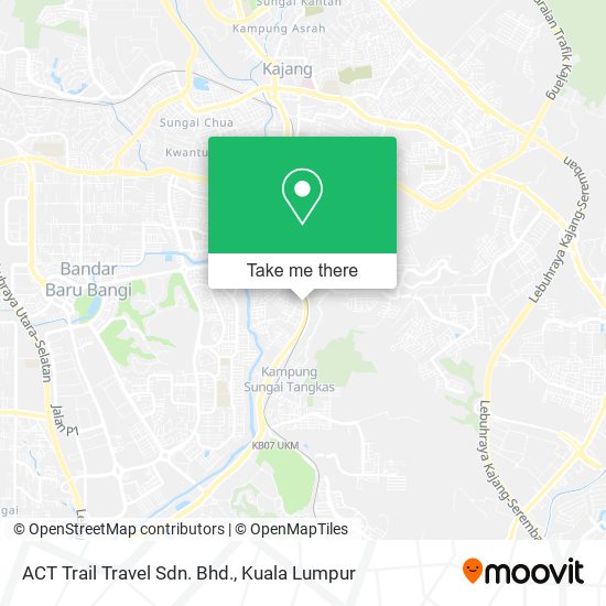 ACT Trail Travel Sdn. Bhd. map