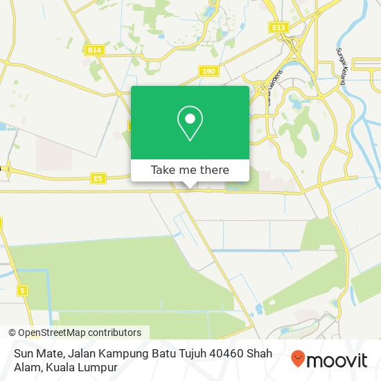 Sun Mate, Jalan Kampung Batu Tujuh 40460 Shah Alam map