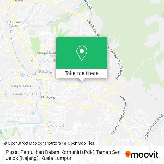 Pusat Pemulihan Dalam Komuniti (Pdk) Taman Seri Jelok (Kajang) map