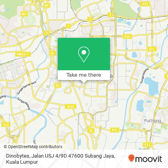 Dinobytes, Jalan USJ 4 / 9D 47600 Subang Jaya map