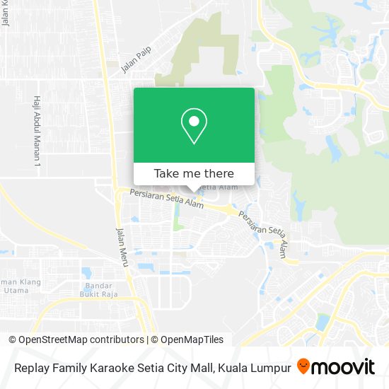 Peta Replay Family Karaoke Setia City Mall