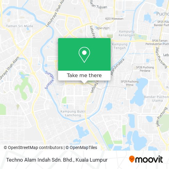Techno Alam Indah Sdn. Bhd. map