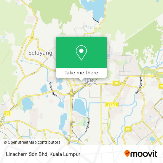 Linachem Sdn Bhd map