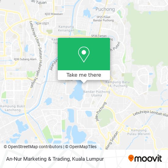 Peta An-Nur Marketing & Trading