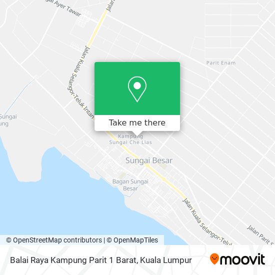 Balai Raya Kampung Parit 1 Barat map