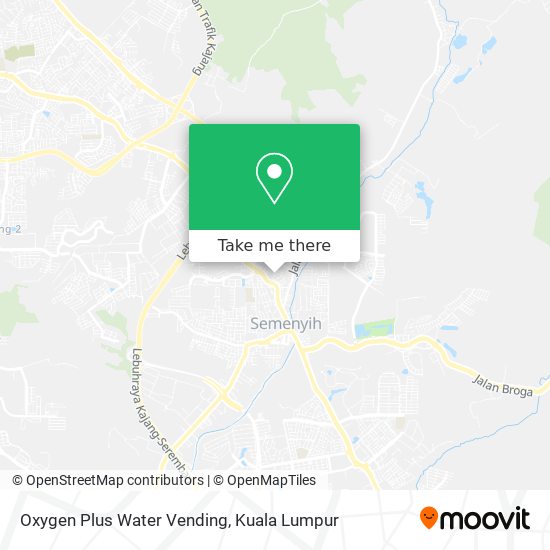 Oxygen Plus Water Vending map