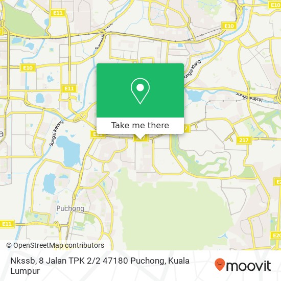 Peta Nkssb, 8 Jalan TPK 2 / 2 47180 Puchong