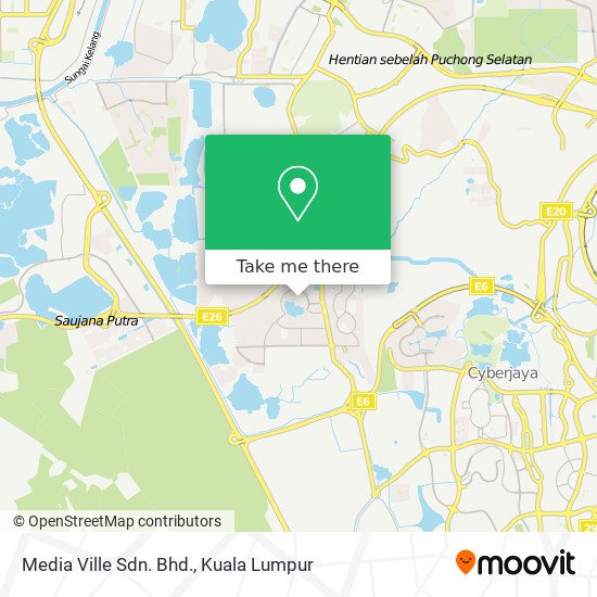 Media Ville Sdn. Bhd. map