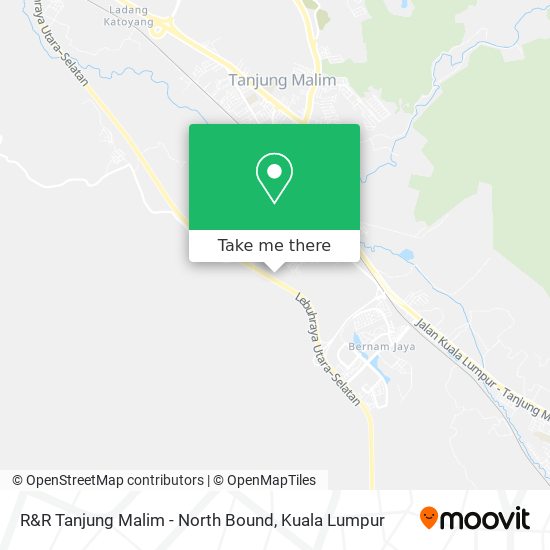 R&R Tanjung Malim - North Bound map