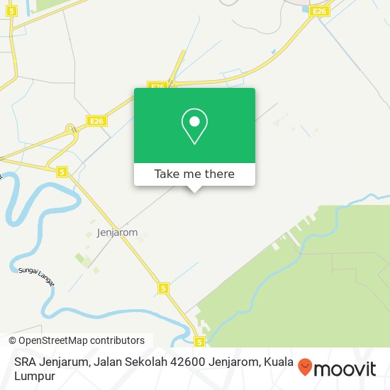 SRA Jenjarum, Jalan Sekolah 42600 Jenjarom map